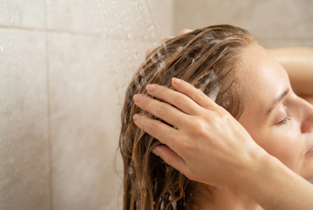 Realistic photo for Mildes Shampoo für empfindliche Kopfhaut auswählen