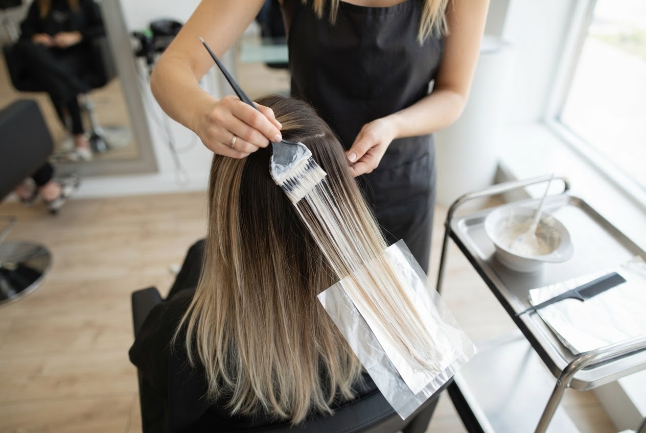 Realistic photo for Extensions unsichtbar machen: Übergänge mit Farbe kaschieren