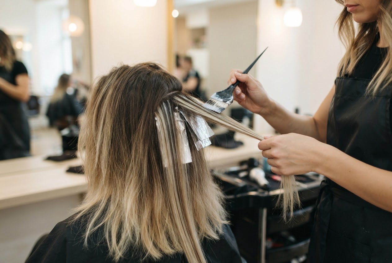 Realistic photo for Extensions unsichtbar machen: Übergänge mit Farbe kaschieren