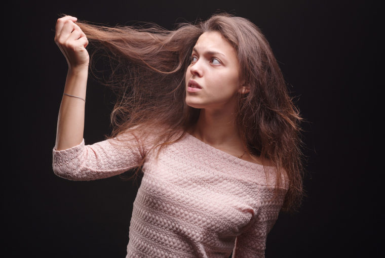 Trockene Haare