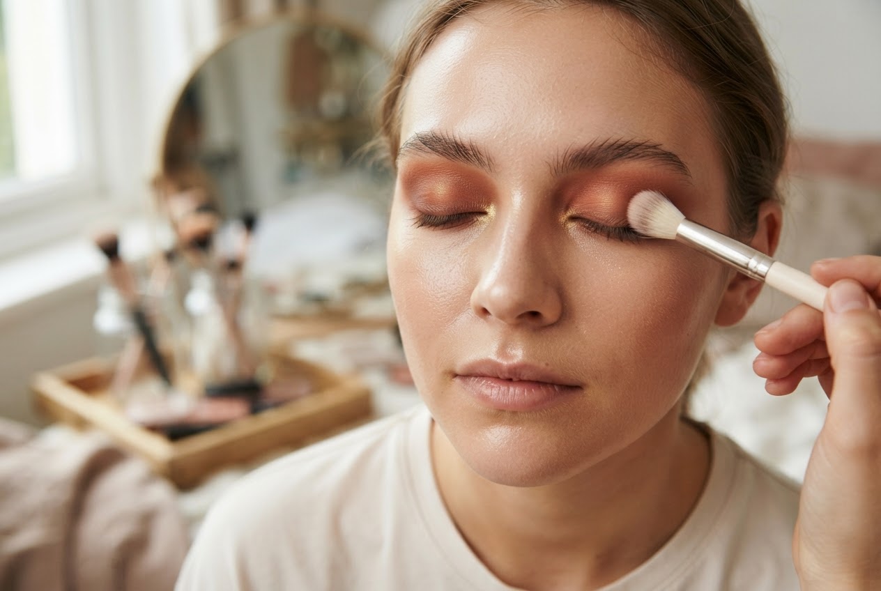 Realistic photo for Der Glamour vergangener Zeiten: Geschminkt wie in den Siebzigern