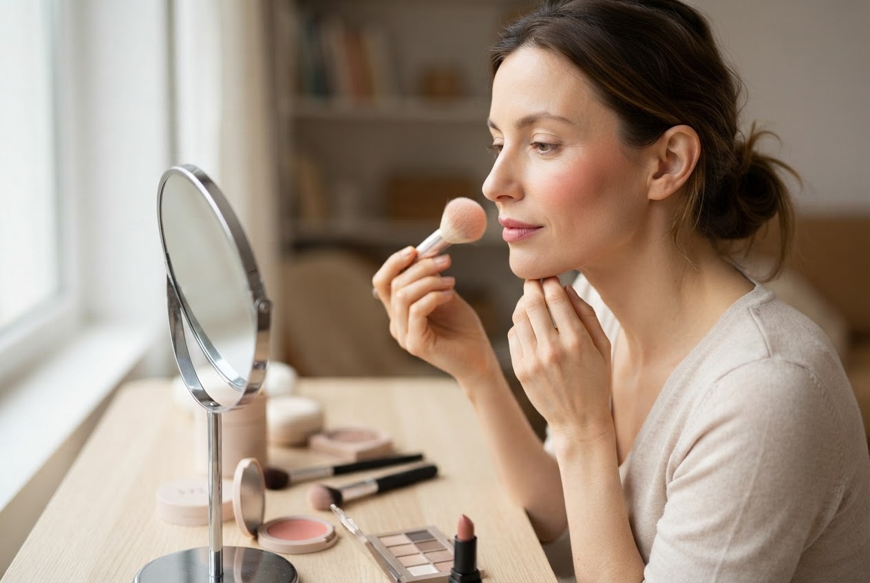 Realistic photo for Yria Make-up: Raffinierte Farben geschickt kombiniert