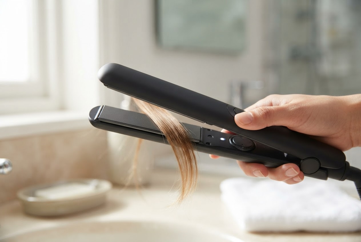 Realistic photo for Glätteisen für feines Haar: Worauf Sie beim Kauf achten sollten