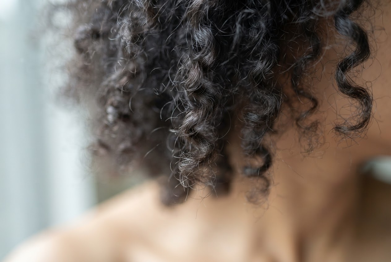 Realistic photo for Krauses Haar pflegen: Eine einfache Routine für Locken und Coils