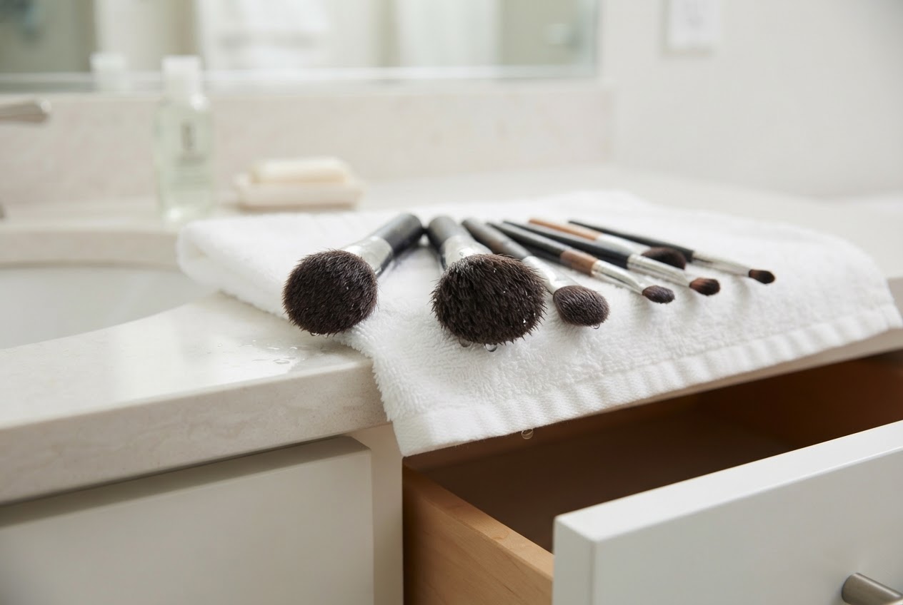 Realistic photo for Make-up richtig aufbewahren: So bleibt Kosmetik länger frisch