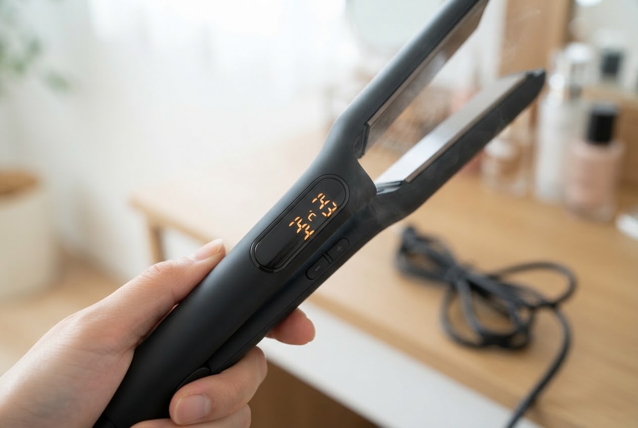 Realistic photo for Glätteisen für feines Haar: Worauf Sie beim Kauf achten sollten