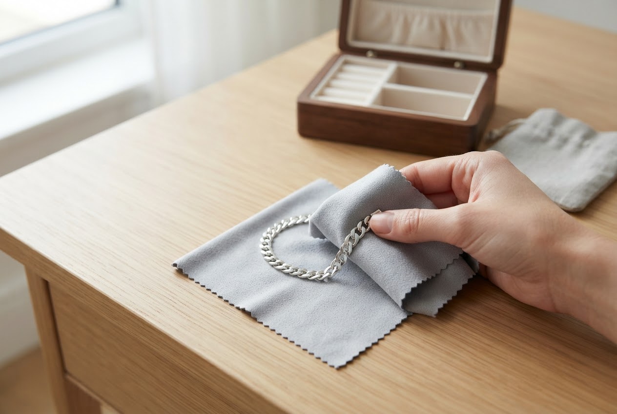 Realistic photo for Angelaufenen Silberschmuck mit Hausmitteln reinigen