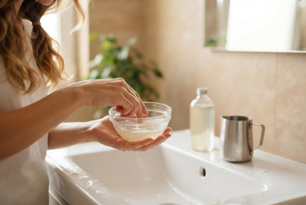 Realistic photo for Shampoo verdünnen: Für welche Haartypen ist es sinnvoll?