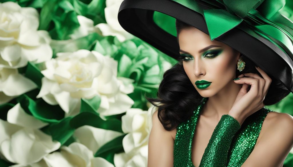 Edelstein-inspirierter Look mit Smaragd-Farben