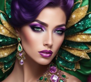 Edelstein-inspiriertes Make-up