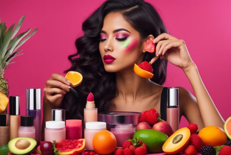 Essbare Make-up Produkte