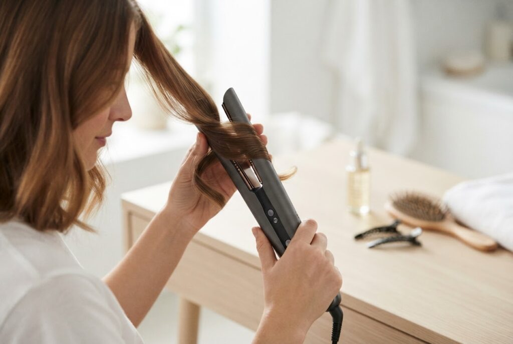 Realistic photo for Welches Glätteisen eignet sich für Locken?
