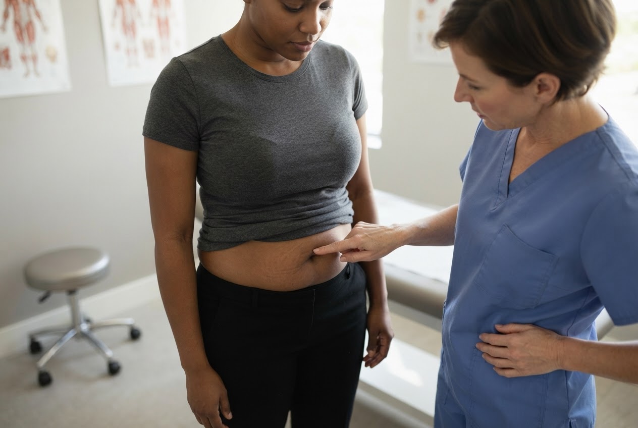 Realistic photo for Für wen eignet sich eine Miniabdominoplastik?