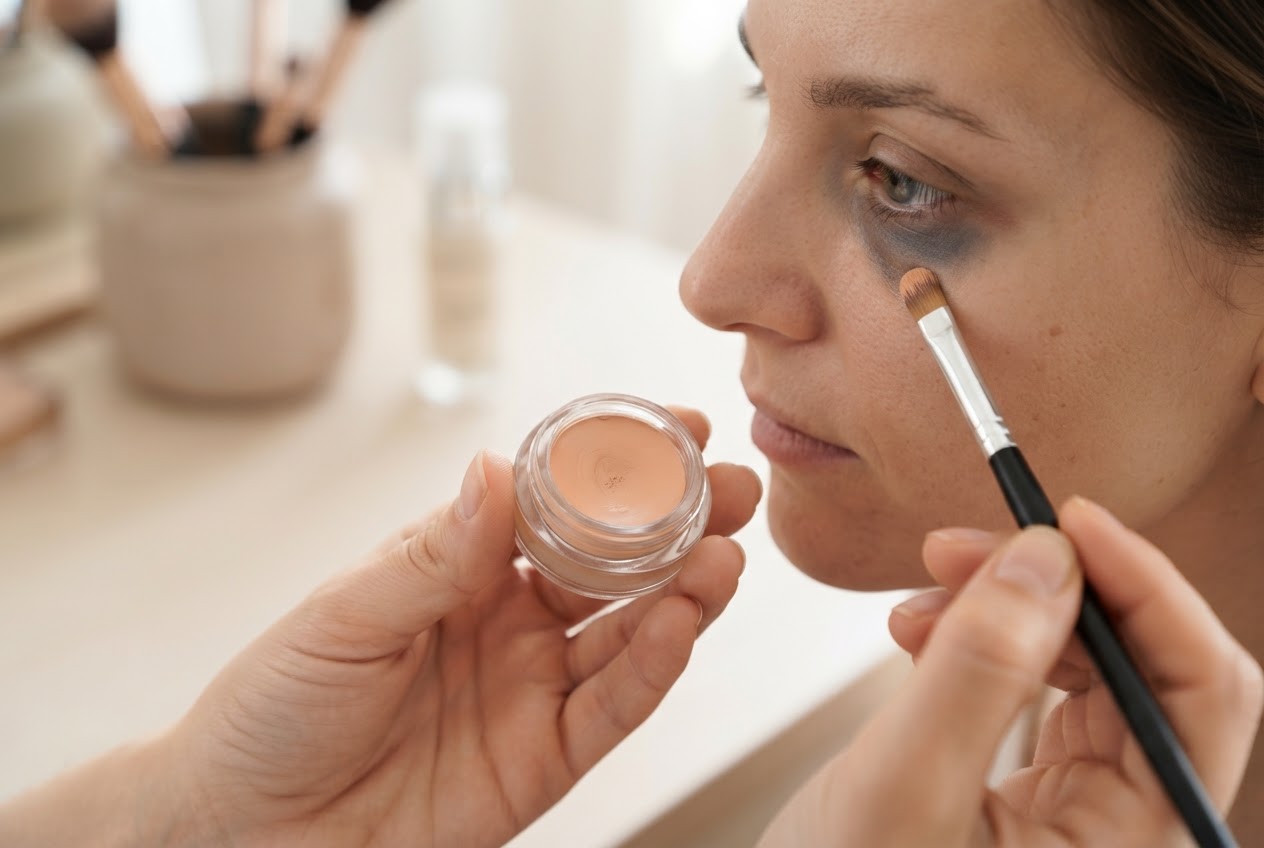 Realistic photo for Den richtigen Concealer gegen Augenringe finden