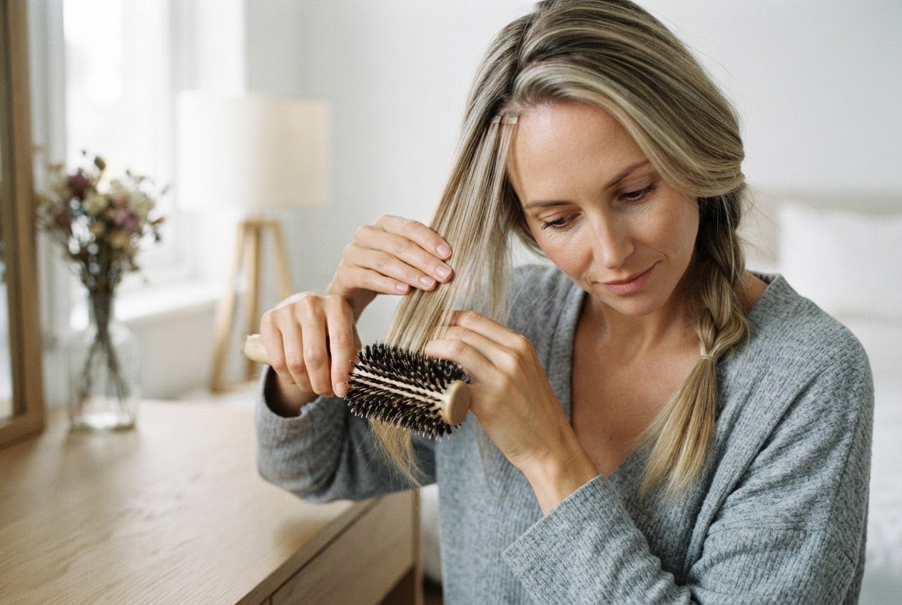 Realistic photo for Unsichtbare Haarverlängerung bei feinem Haar