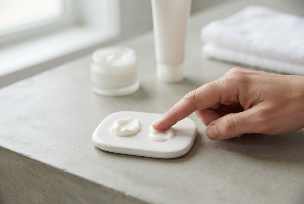 Realistic photo for Hautpflege bei Rosacea: Milde Produkte für gerötete Haut